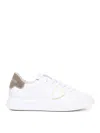 Philippe Model Paris Leather Sneakers In Grey