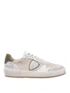 Philippe Model Paris Nice Low Man Sneakers In Plata
