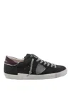 Philippe Model Prsx Suede Sneakers In Black