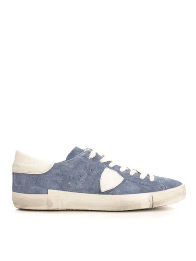 Philippe Model Suede  Sneakers In Blue
