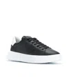 Philippe Model Temple Two-tone Leather Sneakers In Black