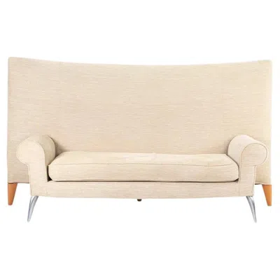 Pre-owned Philippe Starck 2000s Royalton Two-seater Sofa By  For Driade In Fabric In Brown