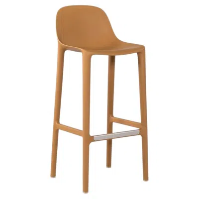 Pre-owned Philippe Starck 2020s  Broom Bar Stool In Natural In Brown