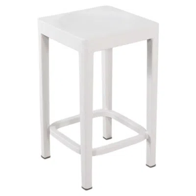 Pre-owned Philippe Starck 2025  For Emeco Stol 24 Counter Stool In White