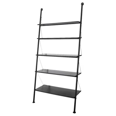 Pre-owned Philippe Starck Black Enameled Metal "john Ild" Bookshelf, 1977