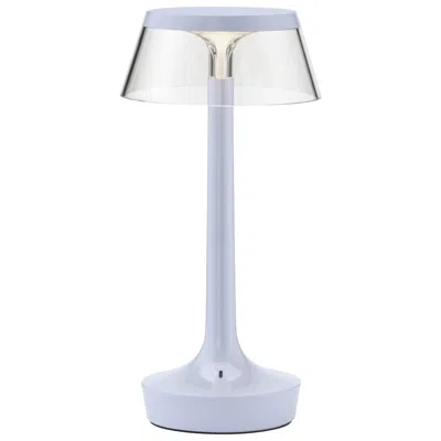 Pre-owned Philippe Starck Bon Jour Unplugged Table Lamp In Faded Blue & Crown In Transparent, 2025