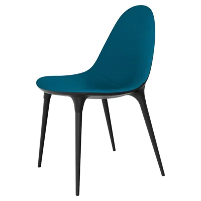 Pre-owned Philippe Starck Caprice Chair For Cassina, Chrome Frame, Italy In Blue