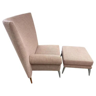 Pre-owned Philippe Starck Driade Royalton Chair And Ottoman In Brown