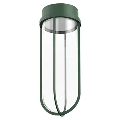 Pre-owned Philippe Starck Flos In Vitro 2700k Led Ceiling Light In Forest Green By
