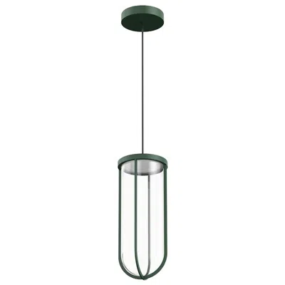 Pre-owned Philippe Starck Flos In Vitro 2700k Led Suspension Lamp In Forest Green By