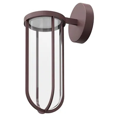 Pre-owned Philippe Starck Flos In Vitro 2700k Non Dimmable Led Wall Scone In Deep Brown By