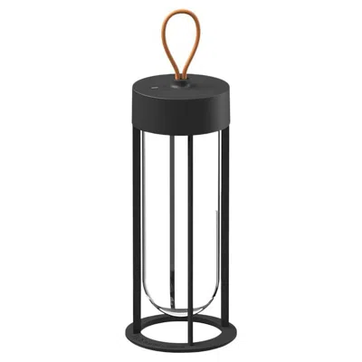 Pre-owned Philippe Starck Flos In Vitro 2700k Unplugged Portable Lamp In Black By