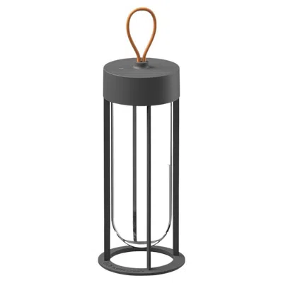 Pre-owned Philippe Starck Flos In Vitro 3000k Unplugged Portable Lamp In Anthracite By  In Black