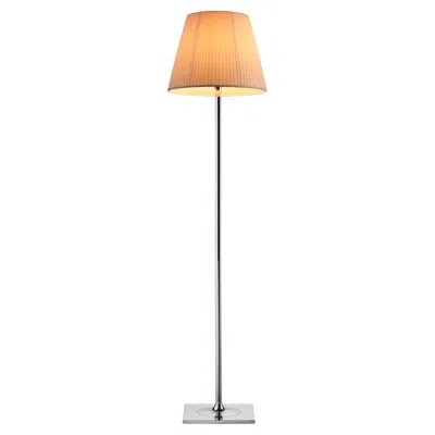 Pre-owned Philippe Starck Flos Ktribe F2 Dimmable Floor Lamp In Plissé Cloth By  In Sand
