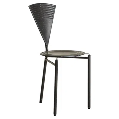Pre-owned Philippe Starck French 'mrs Frick' Chair By  For Les 3 Suisses & Disform, 1985 In Black