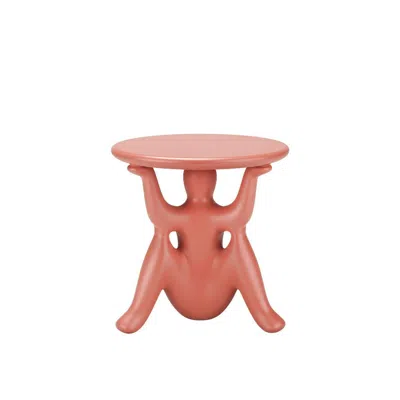 Pre-owned Philippe Starck Helpyourself Side Table In Terracotta Recyclable Polyethylene By  In Pink