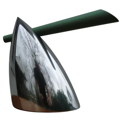 Pre-owned Philippe Starck Hot Bertaa Kettle For Alessi Postmodern Rare Mirror Polished In Black