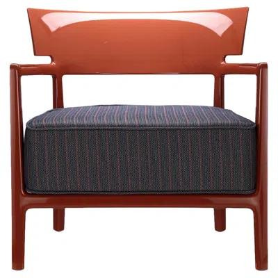 Pre-owned Philippe Starck Kartell Cara Outdoor Chair By  With Sergio Schito In Blue Orange