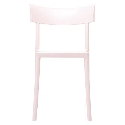 Pre-owned Philippe Starck Kartell Cat Walk Chair In Rose By  With Sergio Schito In Red