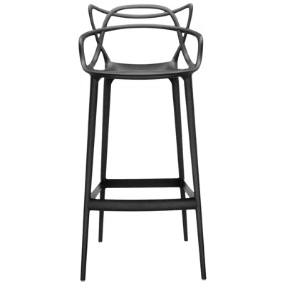 Pre-owned Philippe Starck Kartell Masters Bar Stool In Black By  & Eugeni Quitllet