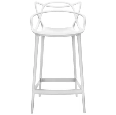 Pre-owned Philippe Starck Kartell Masters Bar Stool In White By  & Eugeni Quitllet