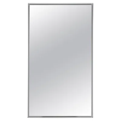 Pre-owned Philippe Starck Kartell Tall Only Me Mirror In Chrystal By  In Gray