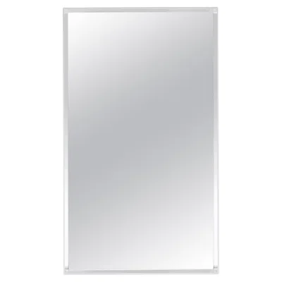 Pre-owned Philippe Starck Kartell Tall Only Me Mirror In Glossy White By