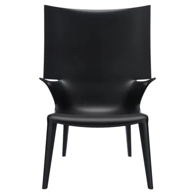 Pre-owned Philippe Starck Kartell Uncle Jim Armchair In Black By