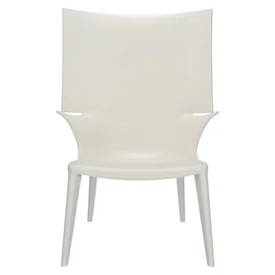Pre-owned Philippe Starck Kartell Uncle Jim Armchair In White By