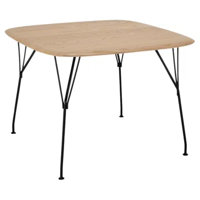 Pre-owned Philippe Starck Kartell Viscount Of Wood Table By Philippe Stark In Ash And Black Frame