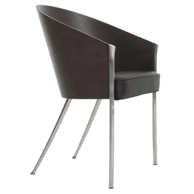 Pre-owned Philippe Starck King Costes Curved Grey Oak Plywood Armchair By Philippe Stark For Driade In Gray