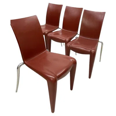 Pre-owned Philippe Starck Louis 20 Stackable Chairs By Starck For Vitra, 1998 In Brown