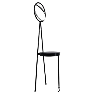 Pre-owned Philippe Starck Mid-century Modern Black White Vanity Table  Style, Italy, 1990s