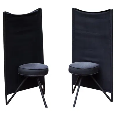 Pre-owned Philippe Starck Miss Wirt Chair By  For Disform 1982 In Black