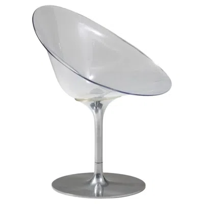 Pre-owned Philippe Starck Model Eros Chairs, 12 Pieces, , Kartell, Early 2000s In Gray