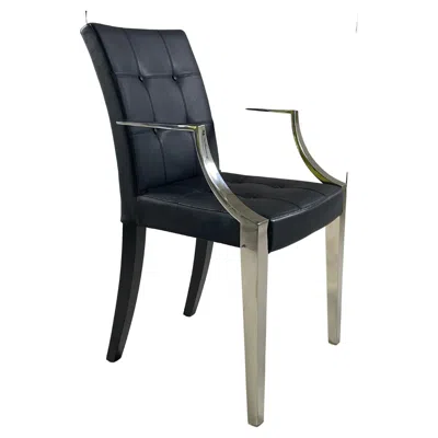 Pre-owned Philippe Starck Monseigneur Bridge Armchair By Philippe Strack For Driade, 2008 In Black