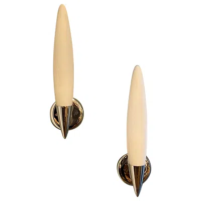 Pre-owned Philippe Starck Pair Of  Sconces In Sand