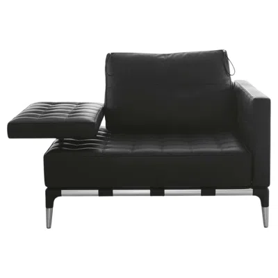 Pre-owned Philippe Starck Phillippe Starck Prive Steel And Leather Armchair In Black