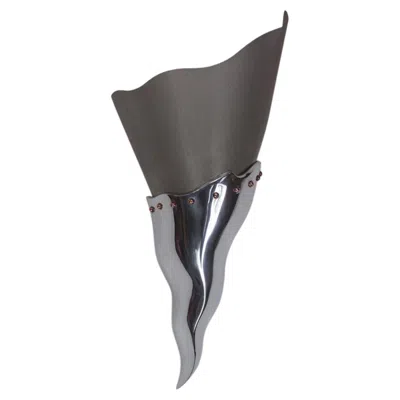 Pre-owned Philippe Starck Postmodern Aluminium Sconce "cyrano" By Bernard Dequet For Lucien Gau, 1990s. In Clear