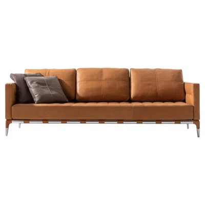 Pre-owned Philippe Starck Privé Sofa By Cassina - Modern Leather Design In Brown