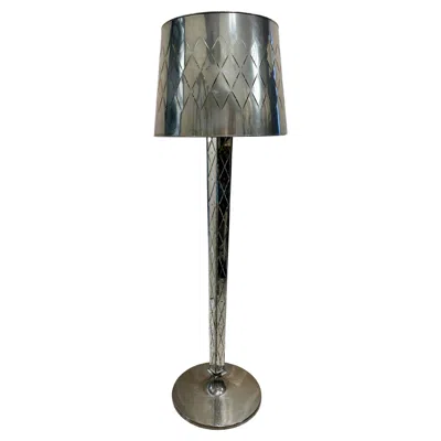 Pre-owned Philippe Starck Rare  Etched Mirror Floor Lamp - Delano Hotel South Beach In Transparent