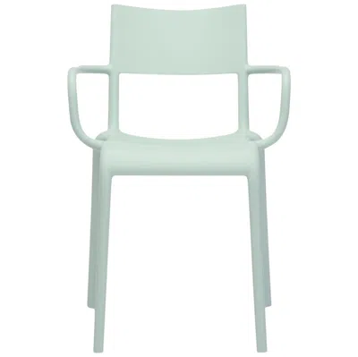 Pre-owned Philippe Starck Set Of 2 Kartell Generic A Chairs In Sage Green By