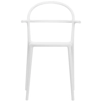 Pre-owned Philippe Starck Set Of 2 Kartell Generic C Chairs In White By