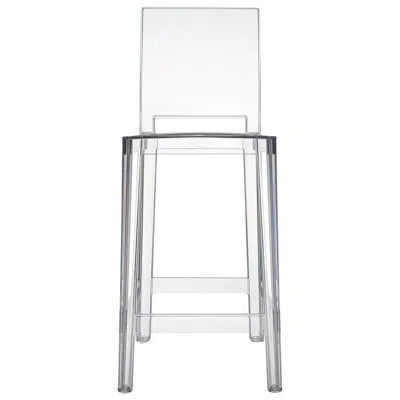 Pre-owned Philippe Starck Set Of 2 Kartell One More Please Counter Stools In Crystal By  In Gray