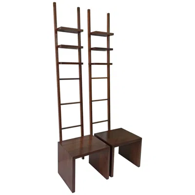 Pre-owned Philippe Starck Teak Ladder And Bench In Black