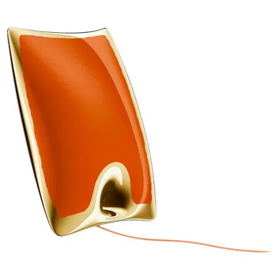 Pre-owned Philippe Starck Valor. S Table Lamp For Cassina In Orange