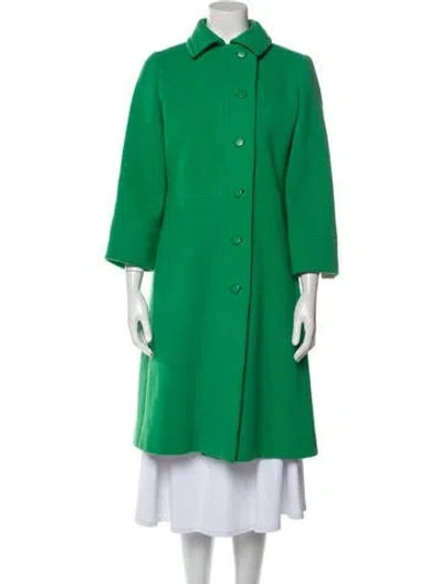 Pre-owned Philippe Venet Vintage 1970's Coat In Green