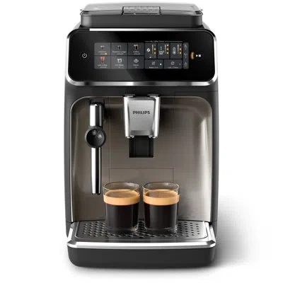 Philips 3300 Series Fully Automatic Espresso And Coffee Machine With Classic Milk Frother In Matte Black