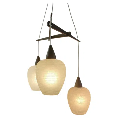 Pre-owned Philips 50ies Hanging Lamp In Brown