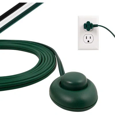 Philips 9-ft 1-outlet Indoor Polarized Extension Cord, Green, Sps1036gf/27